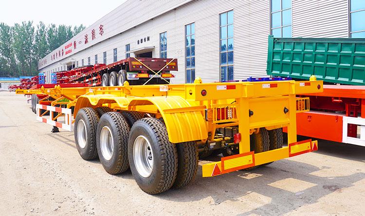 Container Skeletal Trailer | Skeletal Semi Trailer for Sale in Manzanillo Mexico