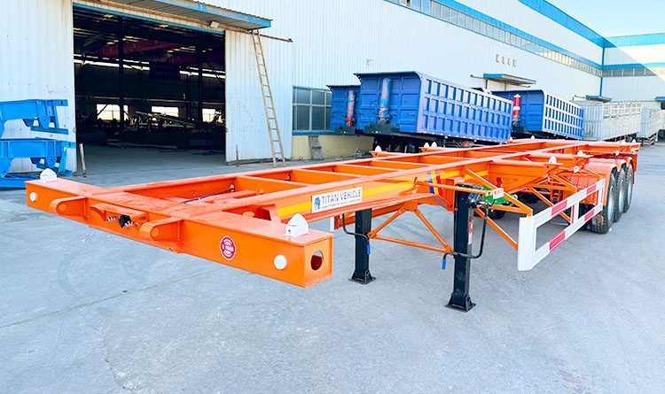 Chassis for Container Transport | Shipping Container Chassis Trailer for Sale in Mexico