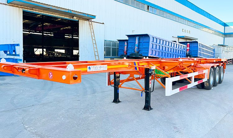 Chassis for Container Transport | Shipping Container Chassis Trailer for Sale in Mexico