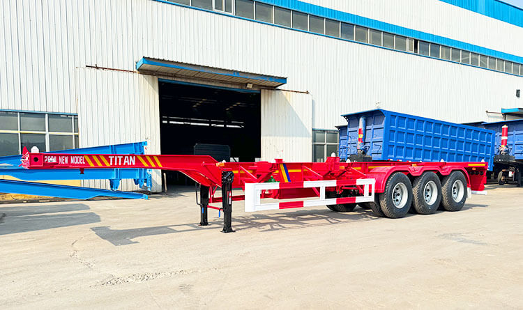 40 Feet Container Trailer | 40 Foot Shipping Container Trailer for Sale in Mexico
