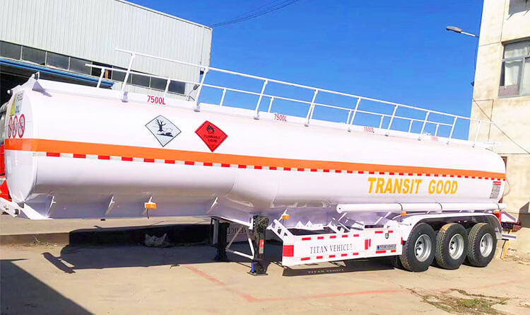 Oil Tank Semi Trailer | Oil Tanker Trailer for Sale in Manzanillo Mexico