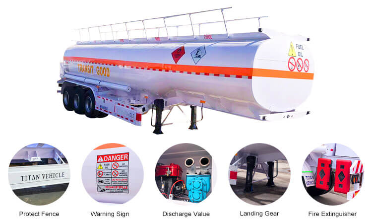 Oil Tank Semi Trailer | Oil Tanker Trailer for Sale in Manzanillo Mexico