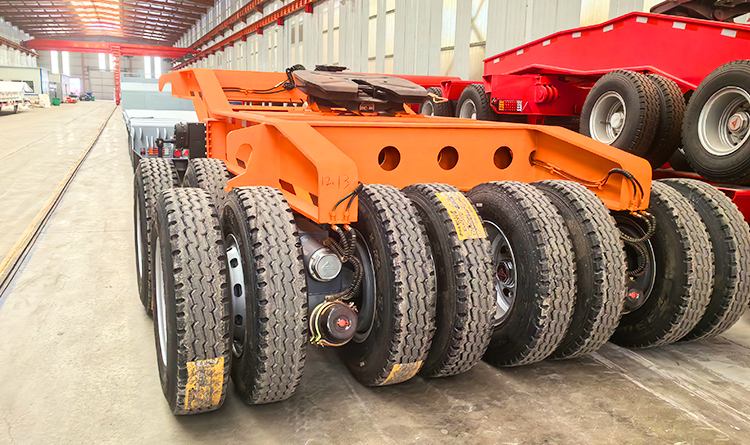 Hydraulic Detachable Gooseneck Lowboy Trailer with Dolly for Sale in Mexico