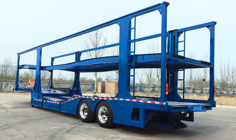 Double Deck Car Transport Trailer for Sale in Mexico