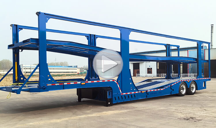 Double Deck Car Transport Trailer for Sale in Mexico