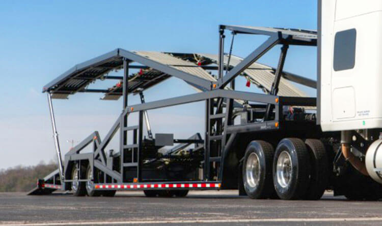 Open 7 Car Carrier Trailer for Sale in Mexico