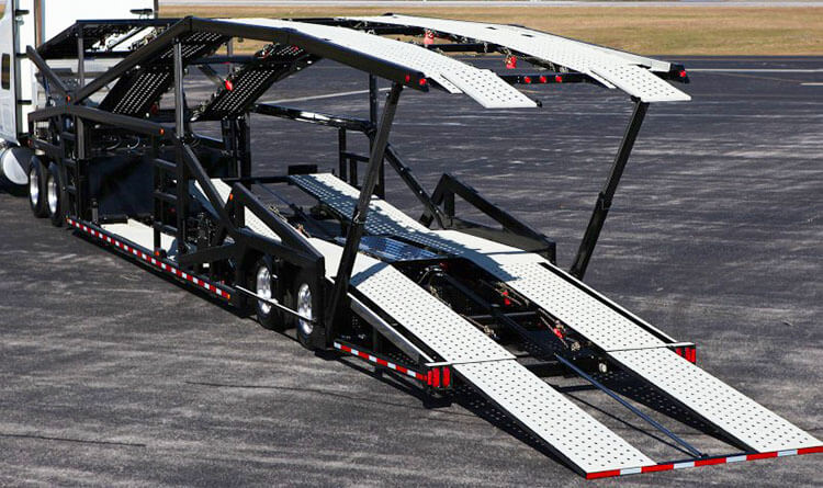 Open 7 Car Carrier Trailer for Sale in Mexico