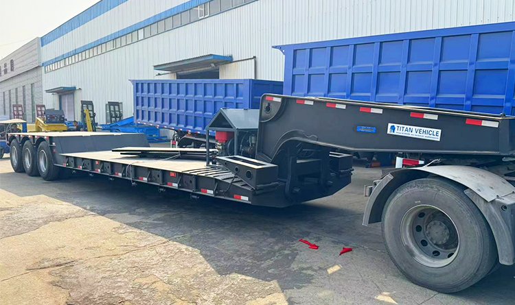 3 Axle Removable Gooseneck Lowboy Trailer for Sale in Mexico