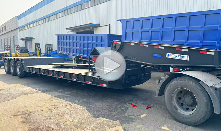 3 Axle Removable Gooseneck Lowboy Trailer for Sale in Mexico