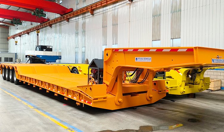 4 Axle 100 Ton Removable Gooseneck Trailer RGN for Sale in Mexico