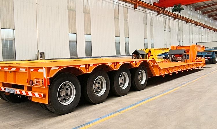 4 Axle 100 Ton Removable Gooseneck Trailer RGN for Sale in Mexico