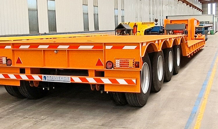 4 Axle 100 Ton Removable Gooseneck Trailer RGN for Sale in Mexico