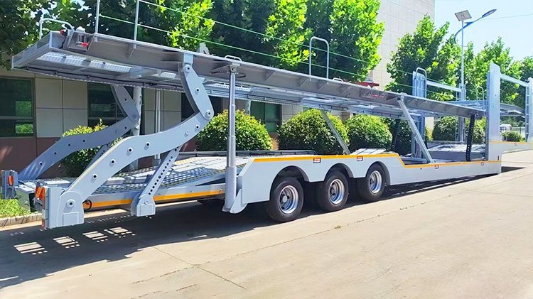 3 Axle Semi Car Transporter Trailer for Sale in Mexico
