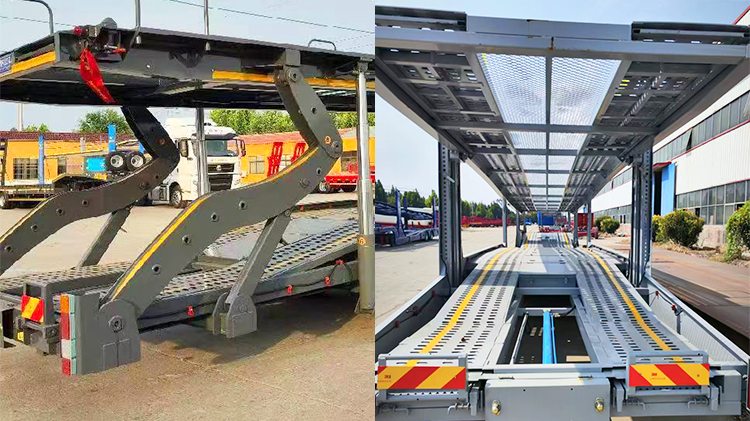 3 Axle Semi Car Transporter Trailer for Sale in Mexico