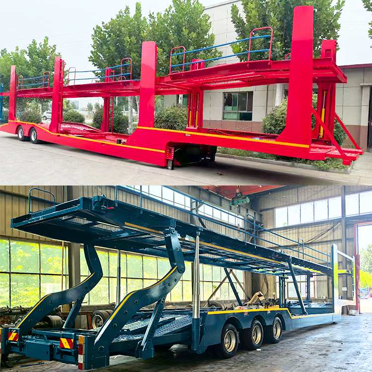 3 Axle Semi Car Transporter Trailer for Sale in Mexico