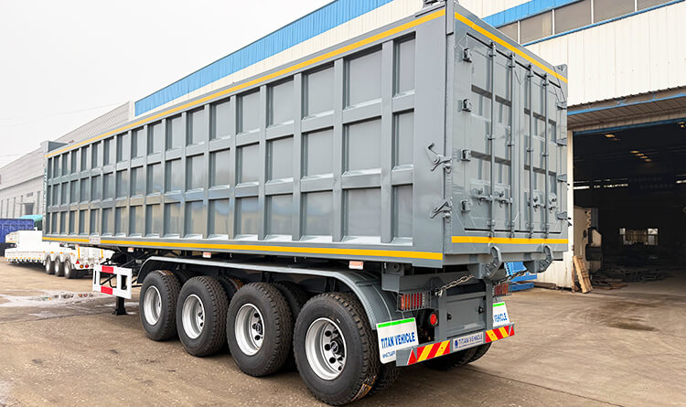 4 Axle 80 Ton Semi Dump Trailers for Sale Near Me in Mexico