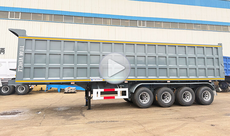 4 Axle 80 Ton Semi Dump Trailers for Sale Near Me in Mexico