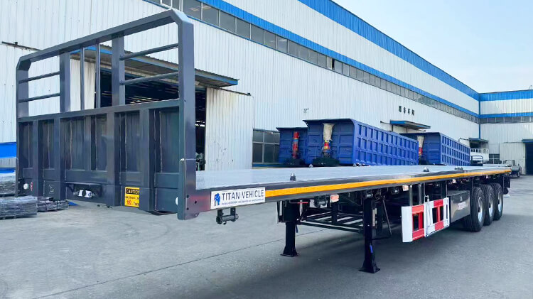 Remolque de plataforma de 3 ejes y 40 pies a la venta en México