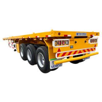 3 Axle 40ft Flat Bed Trailer