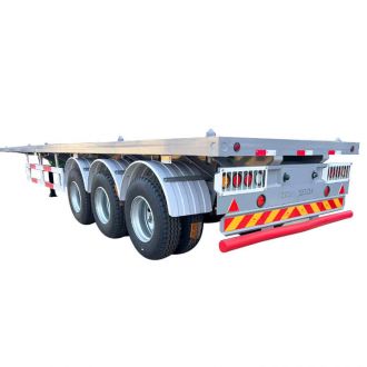 3 Axle Flatbed Truck Trailer