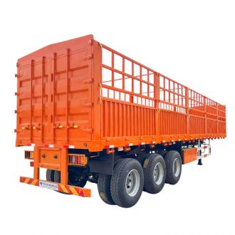 3 Axle  Animal Transport Fence Semi Trailer