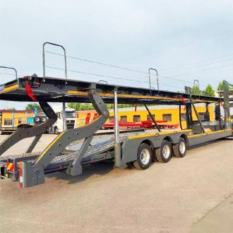 3 Axle 8 Car Transport Semi Trailer