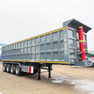 4 Axle 80 Ton Semi Dump Trailer